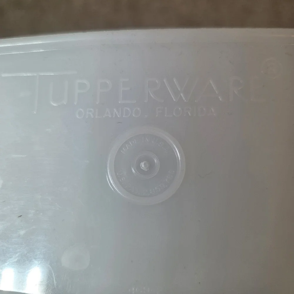 Vintage Tupperware Store-N-Pour Cereal Keeper #469 w/Pour Flip Lid #471 13 Cup